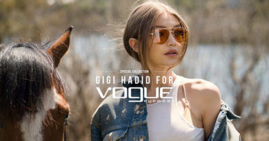 GIGI HADID TARZI VOGUE EYEWEAR KOLEKSİYONUNDA